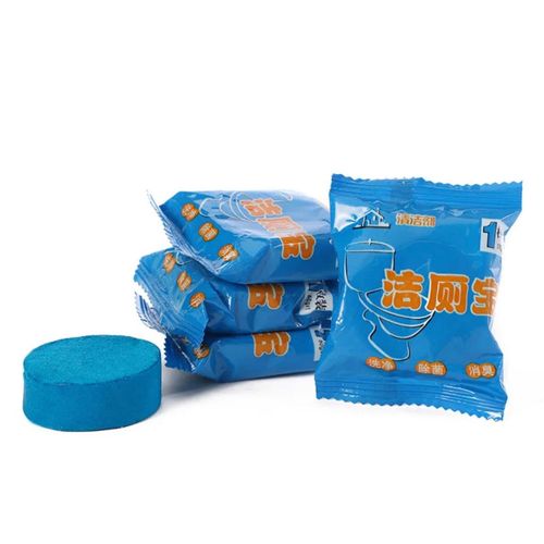 Super Toilet Block tablet Cleaning Detergent Flash 30 times- 4pcs